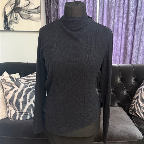 Zara Tops - Zara Elegant Black Women's Top